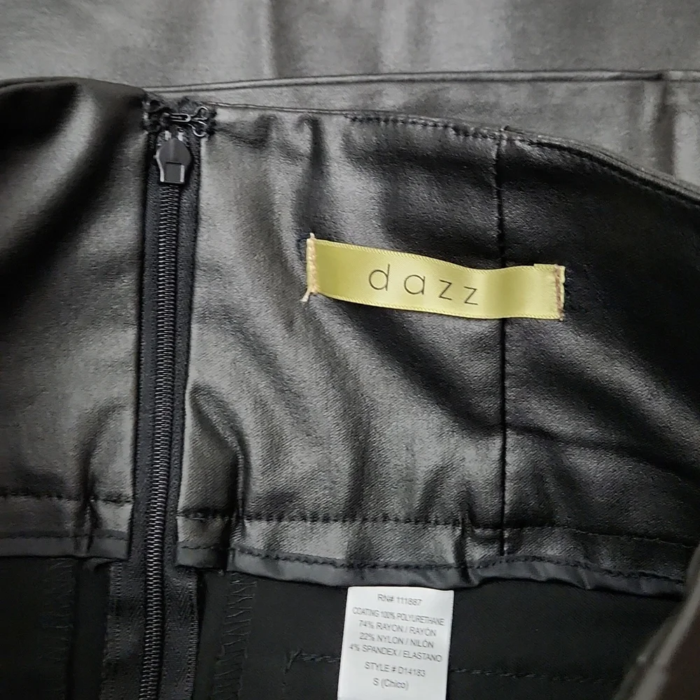 Dazz High Waist Pencil Skirt Faux Leather - Picture 7 of 12